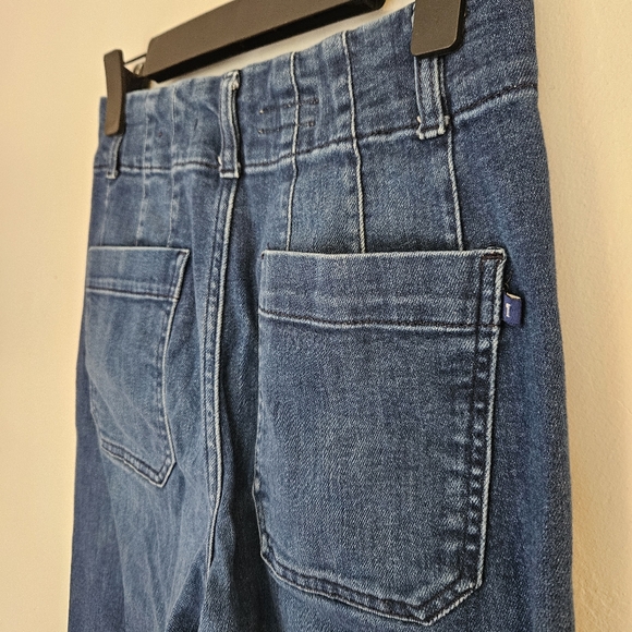 Anthropologie Blue Wide Leg Jeans - Picture 5 of 13